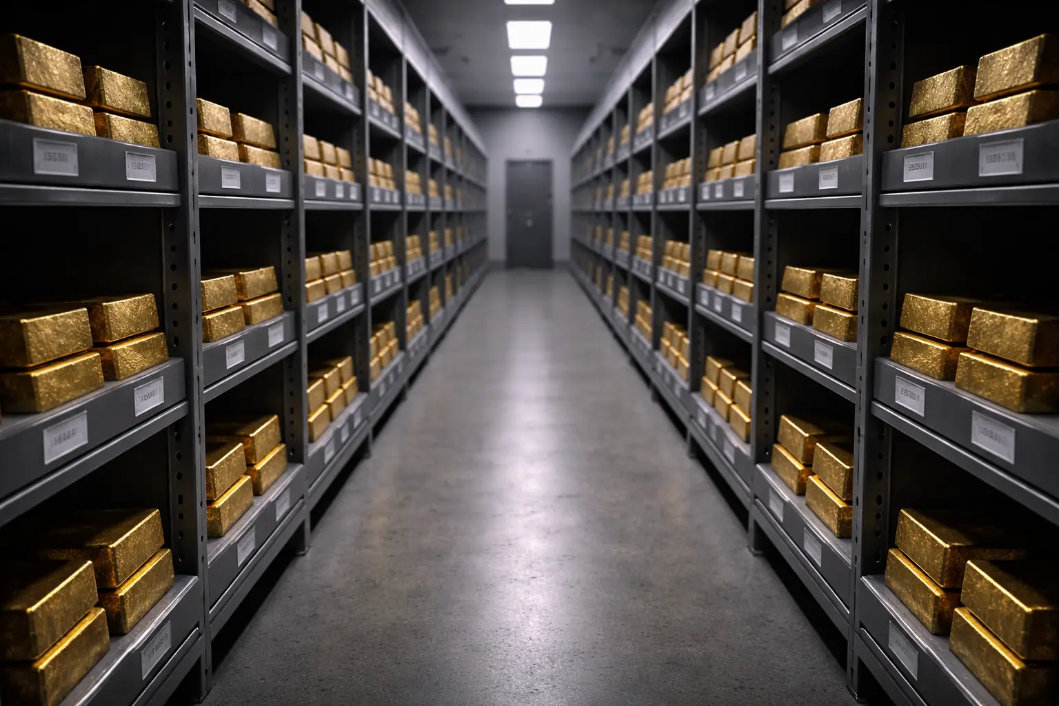 Vault 01 — allocated gold bars under custody, Al Areen Mining Co.